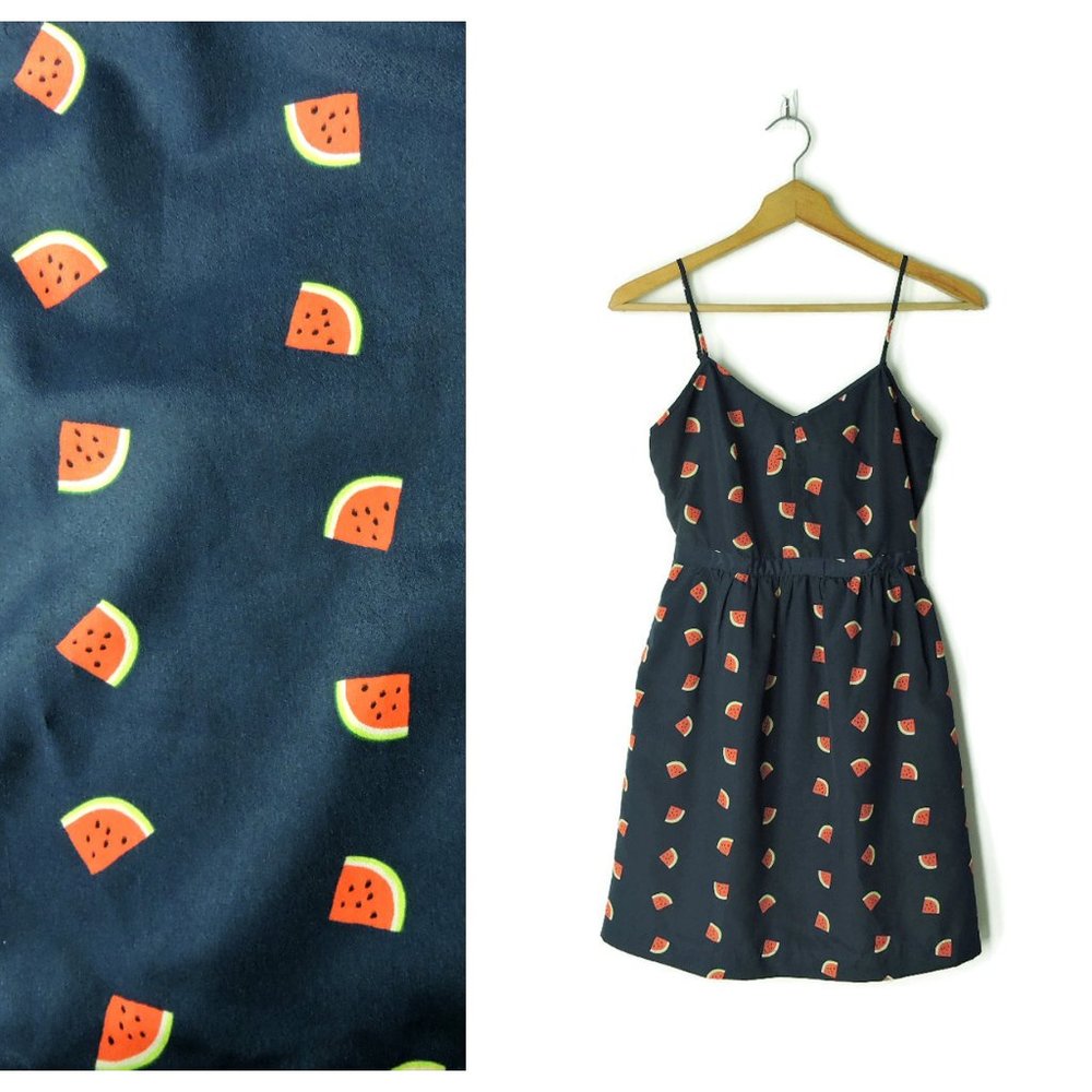 J Crew cute watermelon printed seaside cami dress - Picture 1 of 11